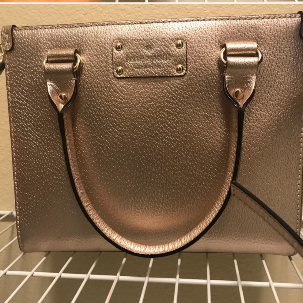 Kate Spade Wellesley Quinn handbag, rose gold